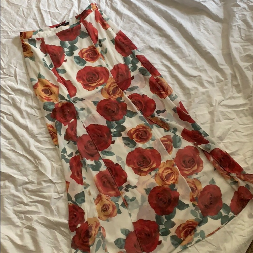 Floral Maxi Skirt